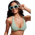 thumbnail image 4 of Top de Bikini CRZ YOGA con Nudo Frontal y Escote en V Verde XL, 4 of 4