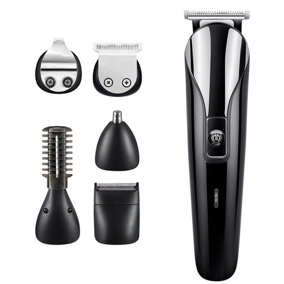 Recortador de barba para hombres, cuchilla en T de acero inoxidable para recortar el vello Facial de precisión, cortadora inalámbrica impermeable en seco/mojado