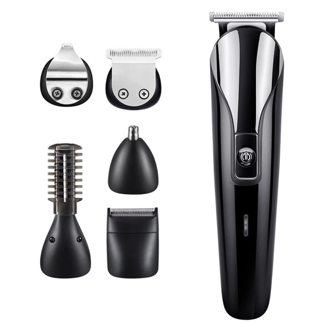 Recortador de barba para hombres, cuchilla en T de acero inoxidable para recortar el vello Facial de precisión, cortadora inalámbrica impermeable en seco/mojado