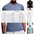 thumbnail image 4 of UVEASISHA Mens Running Workout Shirts Moisture Wicking Fitness Tees Stretch Slim Fit Short Sleeve Muscle T-Shirt Outdoor Lightweight Hiking Shirt Beige XL, 4 of 9
