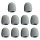 thumbnail image 2 of 10 fundas de espuma para micrófono de mano, protección gruesa, parabrisas para Gris, 2 of 9