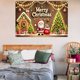 thumbnail image 5 of Tapiz navideño de 150 x 89 cm (59 x 35 pulgadas) para decoración de paredes y habitaciones. Tapices navideños de poliéster para fiestas., 5 of 5