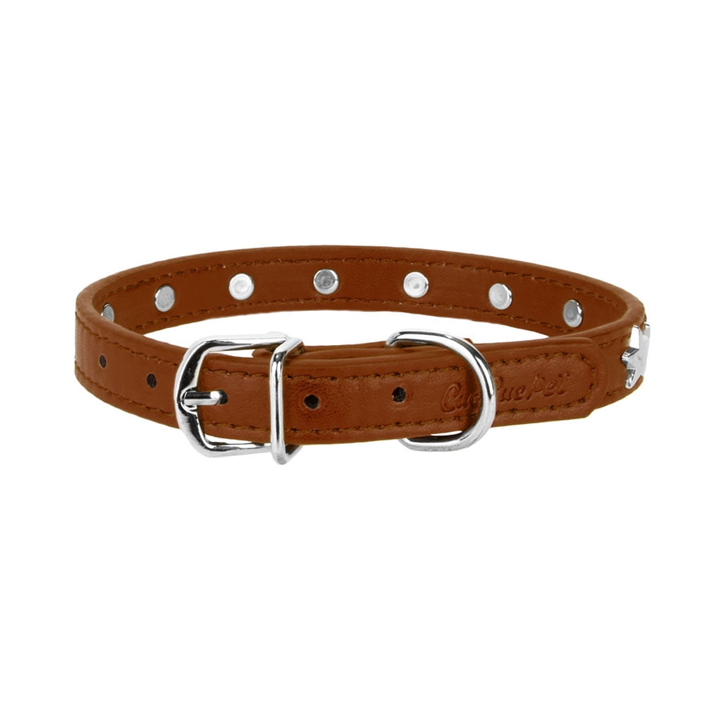 CUECUEPET Adjustable Dog Collar with Embellished Star Bling Charms [Multiple Sizes]