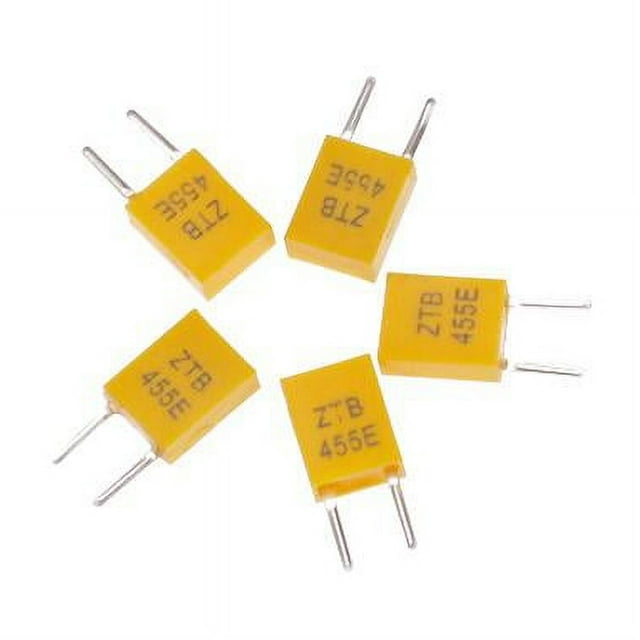 jinwen 5Pcs 455KHz Ceramic Resonator With 2 Pins For TV Air Condition Remote Control