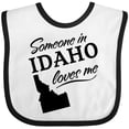 thumbnail image 3 of Inktastic Someone in Idaho Loves Me Boys or Girls Baby Bib, 3 of 4