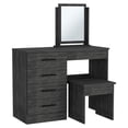 thumbnail image 4 of 4-Drawer Particle Board Makeup Vanity / Bedroom Cosmetic Organizer, 4 of 4