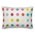 thumbnail image 2 of Creative Products Large Bright Dots 14x20 Spun Poly Pillow, 2 of 3