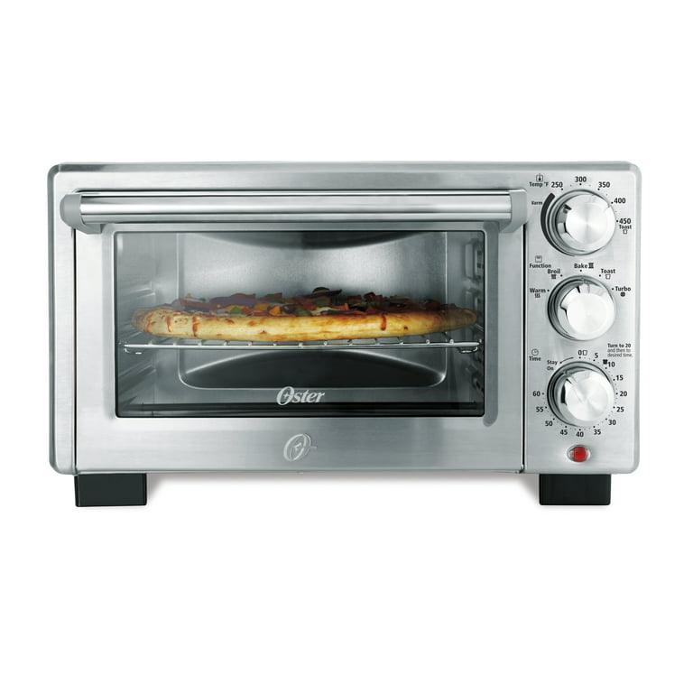 Oster TSSTTVCG04 6-Slice Convection Countertop Oven - Silver for