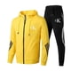 thumbnail image 5 of Nuevo ocio simplicidad moda ropa deportiva cárdigan manga larga correr estampado conjunto de dos piezas para hombres deportes de primavera y otoño, 5 of 5