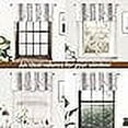 thumbnail image 6 of DriftAway Mackenzie Abstract Floral Pattern Room Darkening Window Treatment Valance Rod Pocket 50"x24"+2" Header Blue Gray, 6 of 6