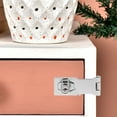 thumbnail image 5 of Rodshake 2 Sets Metal Keyed Hasp Locks for Cabinets and Drawers, Secure Metal Cabinet Lock with Keys, Security Lock, 5 of 8