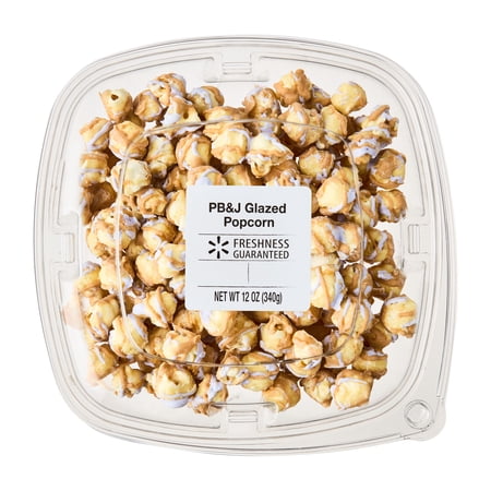 Freshness Guaranteed PB&J Glazed & Dipped Crunchy Popcorn, 12 oz