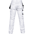 thumbnail image 4 of JuicyTrendz Men's Heavy Duty Painter Pants – Utility Cordura Knee Workwear Trousers for Construction with Multiple Pockets White ST#2 W34 x 30L, 4 of 4