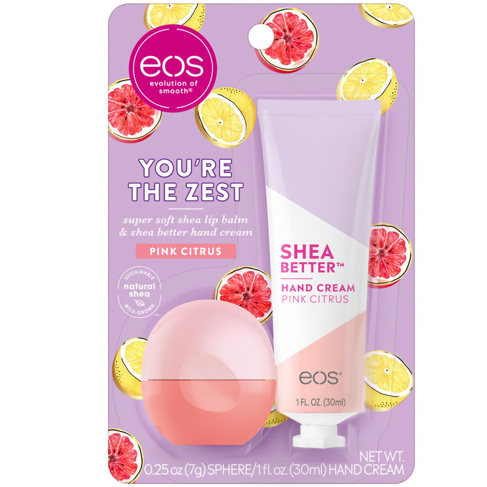 eos Super Soft Shea Lip Balm Sphere & Shea Better Hand Cream You're