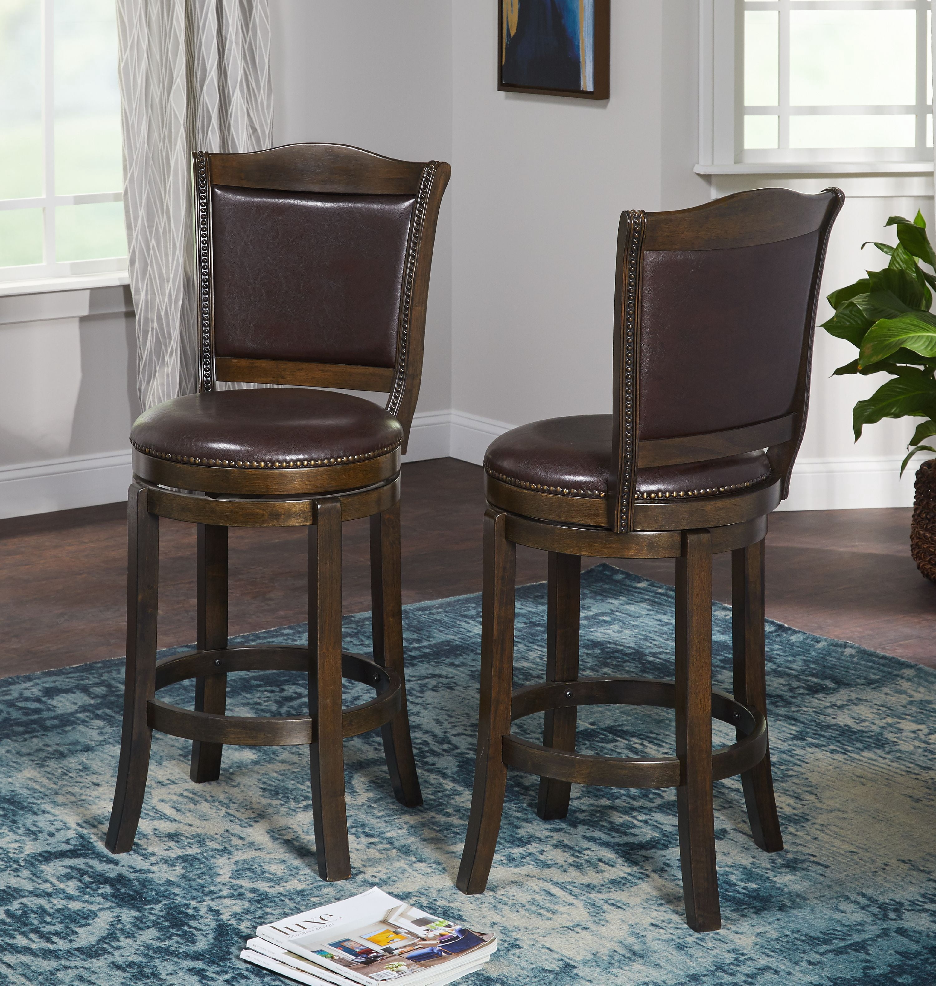 Adam Barstools 30", Set of 2, Brown