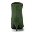 thumbnail image 3 of Unique Bargains Women's Pointed Toe Zip Stiletto Ankle Boots, 3 of 7