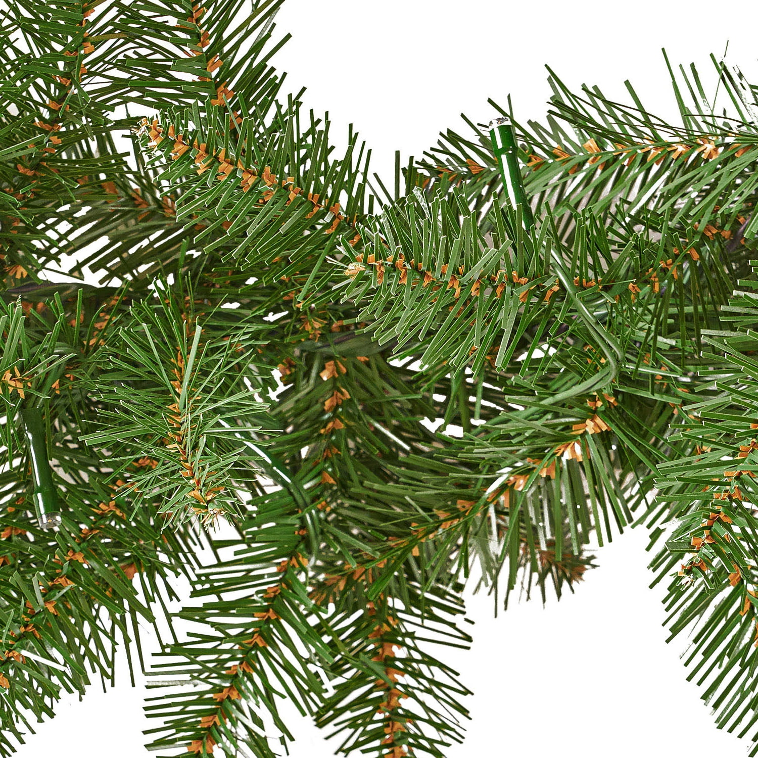 Kepooman 9 Foot Dunhill Garland Fir Pre Lit LED Artificial Christmas Garland with 50 Warm White LED Lights with Timer-Battery Operated-Outdoor, 260 Tips, Green Kepooman 9 Foot Dunhill Garland Fir Pre Lit LED Artificial Christmas Garland with 50 Warm White LED Lights with Timer-Battery Operated-Outdoor, 260 Tips, Green