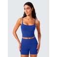 thumbnail image 3 of CRZ YOGA Butterlift Padded Workout Longline Sports Bras for Women U Back Crop Tank Tops, 3 of 7