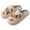 Orange, variant on Womens Mens Slippers Retro Cute Cartoon Plush Warm Lined slippers Indoor House Home Winter Shoes for Couples