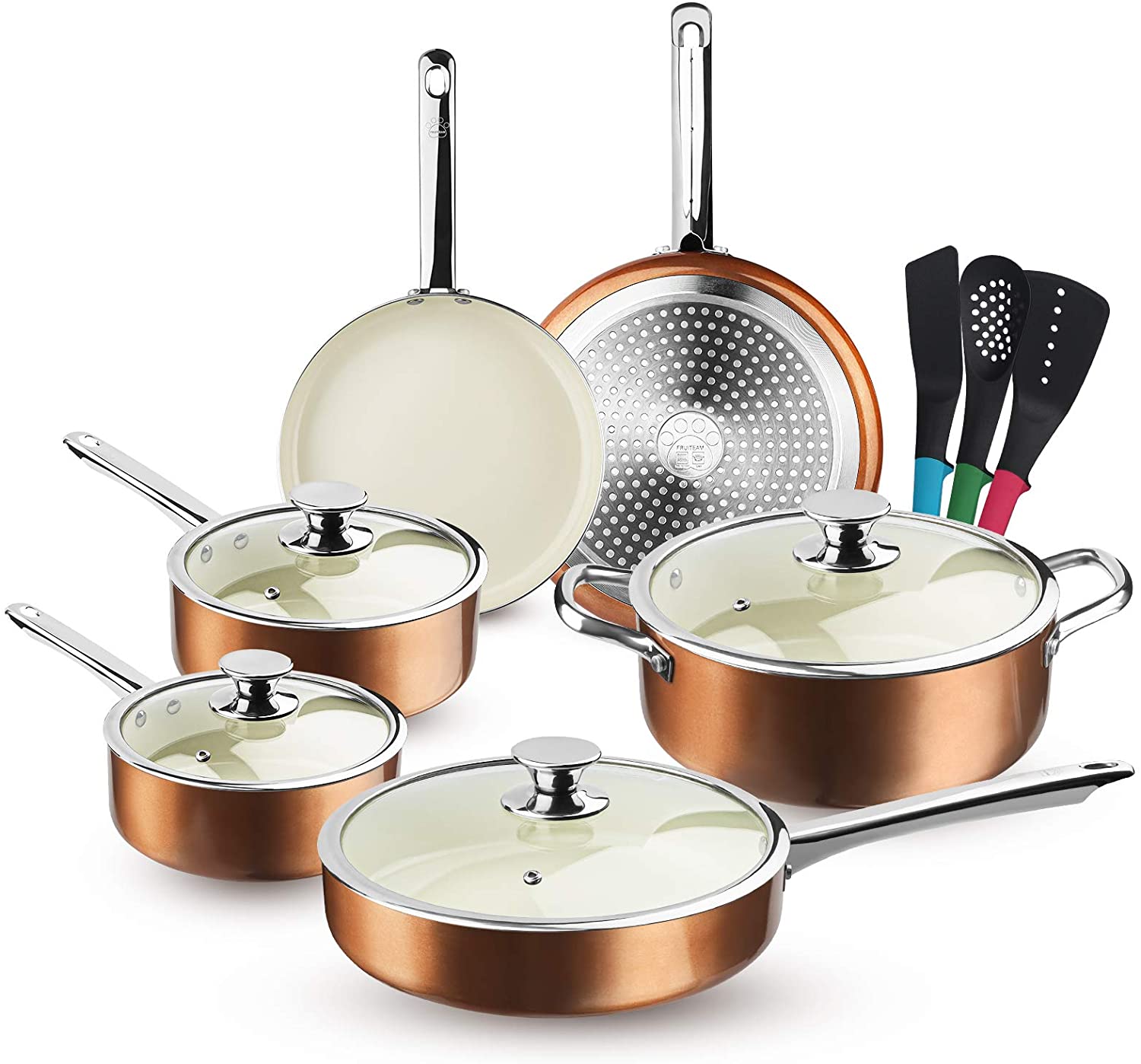 Composite Bottom Double Handle Cooking Pot with Lid Cookware Kitchen Tool Stainless Steel Kitchen Cookware for Home Kitchen or Restaurant Composite Bottom Double Handle Cooking Pot with Lid Cookware Kitchen Tool Stainless Steel Kitchen Cookware for Home Kitchen or Restaurant