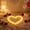 White, variant on Gqtwoy Heart Shaped LED Candles - 24 Pack Flameless Tea Lights with Realistic Flickering, Battery Operated Decorative Lights for Wedding, Party, Valentine's Day, Christmas, Home Decor