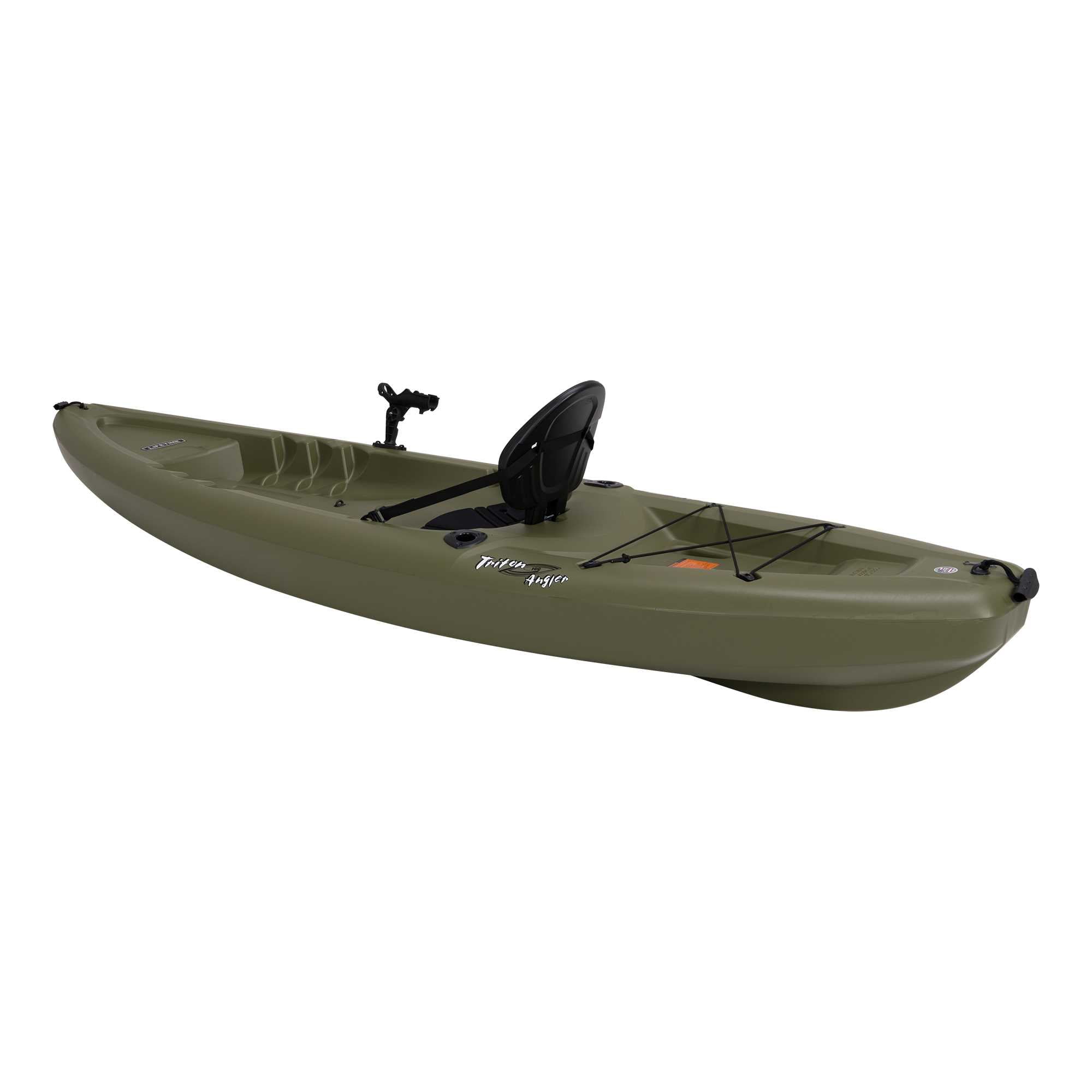 Lifetime Triton Angler 10 ft Sit-on-Top Fishing Kayak, Olive Green (90793)