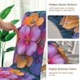 thumbnail image 5 of Yayeee 2 Pack Dining Chair Covers Stretch Parson Chairs Slipcovers Seat Protector, Large Purple Flowers, 5 of 6
