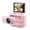 Pink, variant on Mini Wearable Action Camera, 4K Ultra HD, WiFi, Flip-Out Screen, Magnetic Mount, Dual Battery, Black