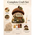 thumbnail image 2 of 2026 New Whimsical Village 3D Fabric Poke Art Kit for Adults, DIY Poke Art for Home Decor, Cottage Handmade Hobby Gift, Poke Art Kits for Adults (Beehive Honey), 2 of 8