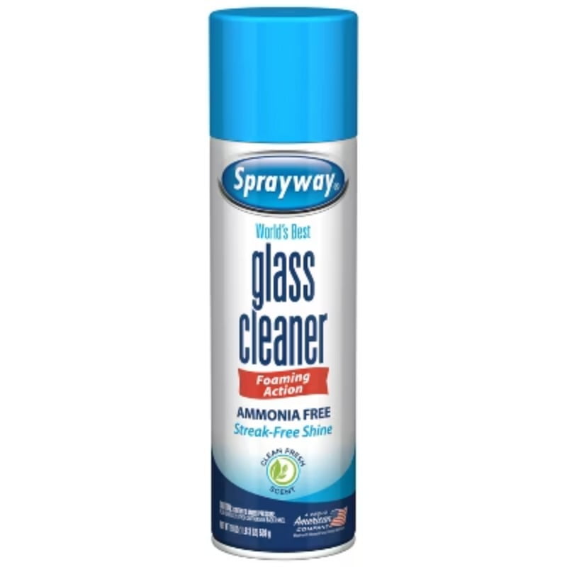 Glass Cleaner 19oz Pack Of 4 - Streakless Foam Window Cleaner With Microfiber Cloth