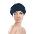 thumbnail image 3 of YFYANG Women's Double Waterproof Shower Cap, Mysterious Galaxy Reusable Hair Cap for All Hair Styles and Head Sizes, 3 of 9