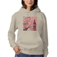 thumbnail image 2 of Officially Licensed Coca Cola Retro Coke Graphic: Enjoy Refreshing Fizz Women's Hoodie, 2 of 3
