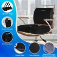 thumbnail image 3 of Cojín de asiento y almohada lumbar CloudBliss Black, 3 of 7