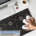 thumbnail image 4 of Long Mouse Pads for Desk,Black Gothic Sun Planet Moon Pattern Desk Mats on Top Of Desks, Desk Mouse Pad Extra Large with 3mm Non-Slip Base and Stitched Edge for Gaming,Office,Work,Home 31.5"x15.7", 4 of 6