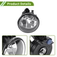 thumbnail image 4 of Cubierta de rejilla de luz de niebla Unique Bargains No.63177311351 para BMW X6 2013-2015 Claro, Negro Izquierda Frontal Inferior del Parachoques Luz de Niebla Inserciones ABS 1 Pc, 4 of 6