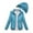 Blue, variant on HANXIULIN Women's Winter Thin and Light Down Coat Casual Down Coat Slim Quilted Jacket With Detachable Hat Black 2XL