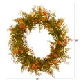 thumbnail image 2 of Nearly Natural Plastic Wreath, 21.00" (Assorted Colors), 2 of 5