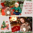 thumbnail image 5 of 2 Set Christmas Pillows Decorations 17.72 Inch Soft Plush Elk Shaped Xmas Throw Christmas Deer Pillows for Sofa Bedroom Living Home Holiday Party Decor Gifts, 5 of 6