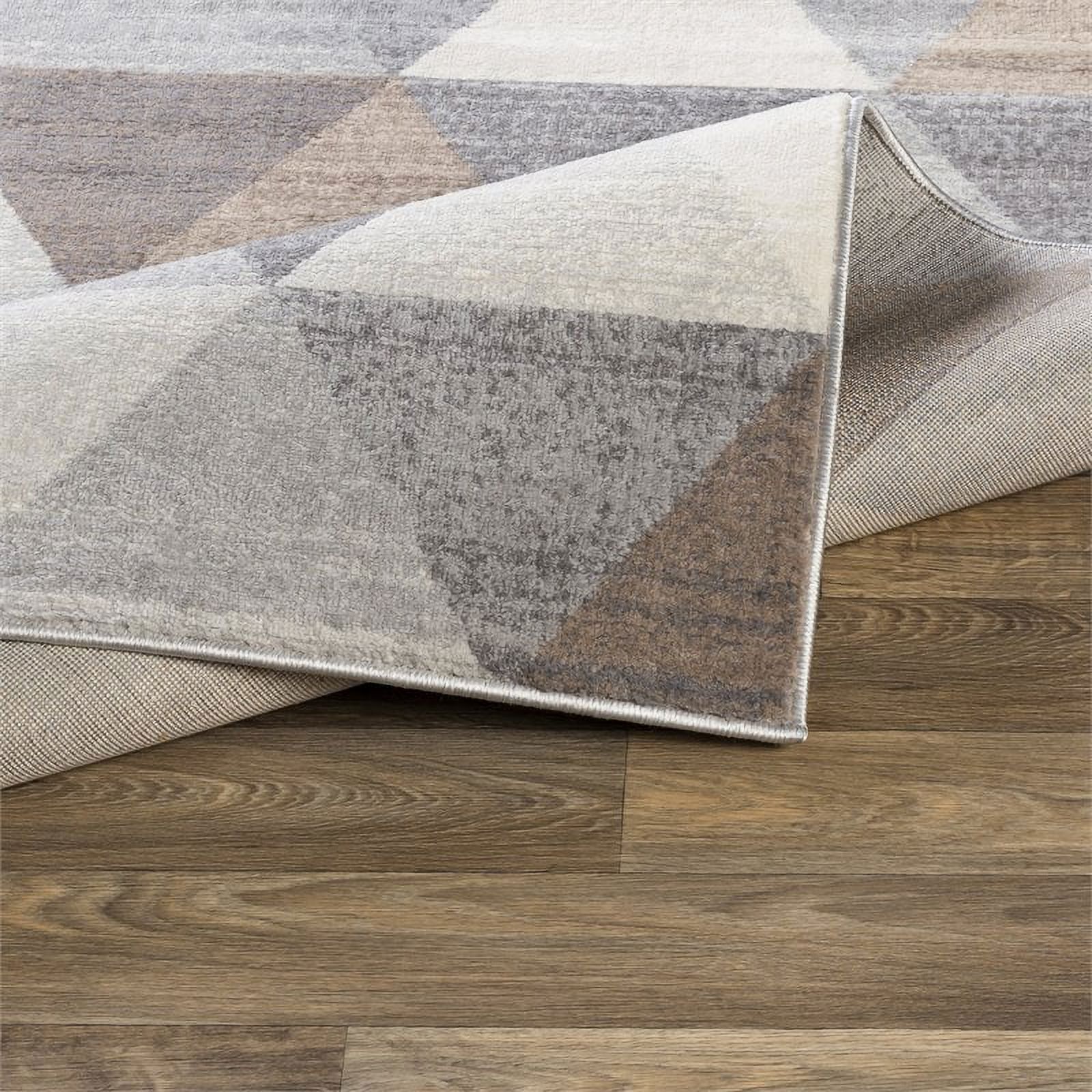 Surya Roma ROM-2303 108 x 147" Rectangle Modern Fabric Rug in Gray/Charcoal/Tan - image 5 of 7