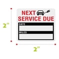 thumbnail image 4 of 150Pcs/roll Oil Change Maintenance Service Reminder Stickers Window Sticker PET Adhesive Labels Car Sticker Exterior Accessories, 4 of 7