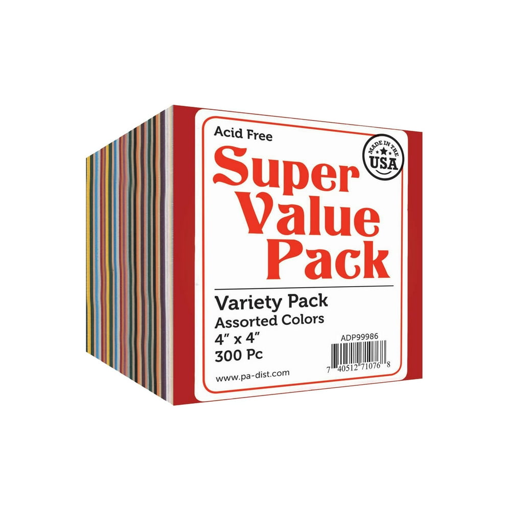 Super Value Variety Pack 4x4 300pc