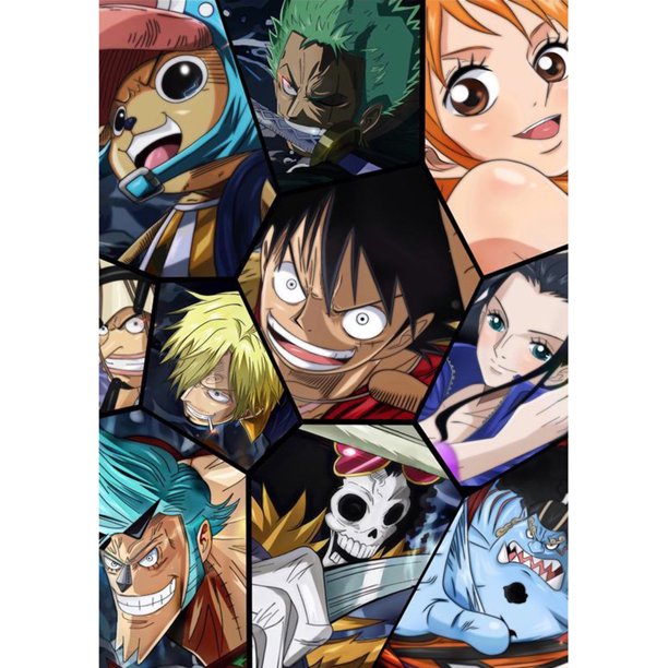(One Piece-LG505) resina diamante una diamante 40*50cm