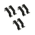 thumbnail image 1 of 6Pcs Black Drapery Curtain Rod Wall Bracket Holder for 15.8mm Rod Hardware, 1 of 8