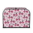 thumbnail image 2 of Haiem Bike with Donut Wheels Print Toaster Covers 4 Slice Wide Slot,Bread Dust Cover & Fingerprint Protection,Bread Machine Cover,Appliance Covers, 2 of 7