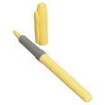 BIC Brite Liner Grip Pastel Highlighters, Chisel Tip, Box of 12 Yellow
