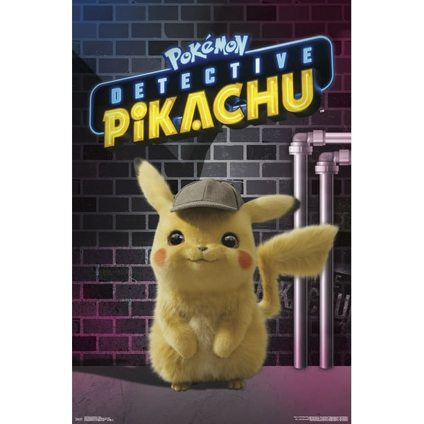 Detective Pikachu Neon Poster Walmart Com Walmart Com