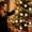 D, variant on Orangide Christmas Ornaments Set, Faux Ball Hanging Decorations with Santa Snowman Mini Baubles for Christmas Tree Wreath Holiday Home Decor