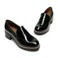 thumbnail image 4 of DREAM PAIRS Womens Comfortable Platform Chunky Heel Business Casual Loafers, 4 of 8