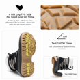 thumbnail image 5 of TEAHOO X STQ Winter Snow Boots for Women Cold Weather Duck Boots All Black 8, 5 of 7