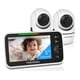 thumbnail image 1 of Monitor de actualización HelloBaby, pantalla de 5 pulgadas con batería de 30 horas, monitor de bebé con video panorámico, inclinable y zoom con cámara y audio, visión nocturna, VOX, conversación bidir, 1 of 4